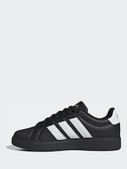 adidas Black Streettalk Trainers - Image 4 of 10