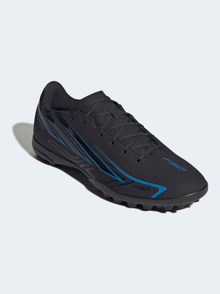 adidas Black F50 Hyperfast Club Turf Football Trainers - Image 1 of 10