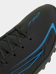 adidas Black F50 Hyperfast Club Turf Football Trainers - Image 9 of 10
