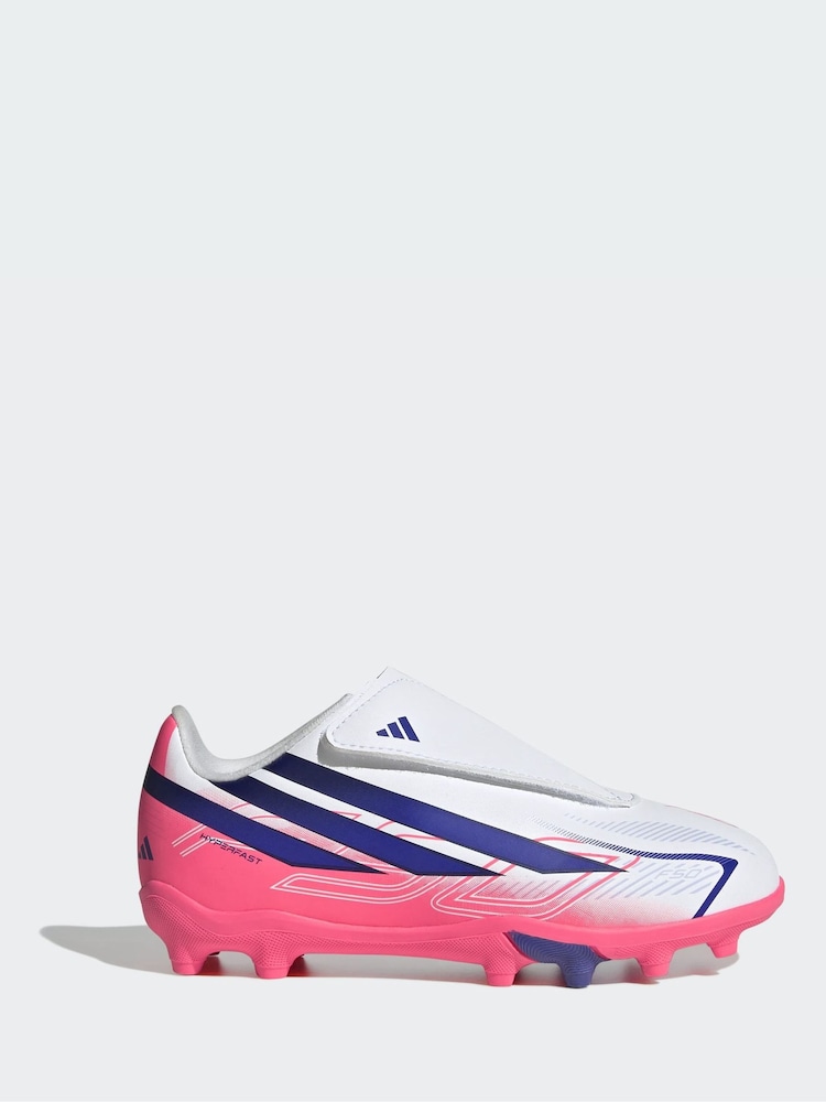 بوت كرة قدم Club للأطفال بشريط لاصق مناسب للأرضيات الصلبة والمتعددة Hyperfast تشكيلة 50F من adidas - صورة 1 من 9 بوت كرة قدم Club للأطفال بشريط لاصق مناسب للأرضيات الصلبة والمتعددة Hyperfast تشكيلة 50F من adidas - صورة 1 من 9