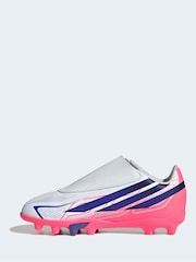 بوت كرة قدم Club للأطفال بشريط لاصق مناسب للأرضيات الصلبة والمتعددة Hyperfast تشكيلة 50F من adidas - صورة 6 من 9