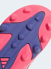 بوت كرة قدم Club للأطفال بشريط لاصق مناسب للأرضيات الصلبة والمتعددة Hyperfast تشكيلة 50F من adidas - صورة 8 من 9