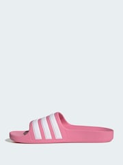 adidas Pink/White Adilette Kids Swim Sandals - Image 4 of 10