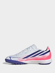adidas White F50 Hyperfast League Turf Junior Boys Football Boots - Image 2 of 9