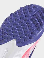 adidas White F50 Hyperfast League Turf Junior Boys Football Boots - Image 9 of 9