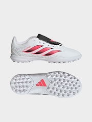 adidas White Predator Club Fold-over Tongue Turf Junior Football Boots - Image 10 of 11