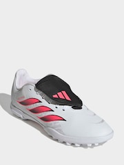 adidas White Predator Club Fold-over Tongue Turf Junior Football Boots - Image 5 of 11