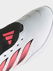 adidas White Predator Club Fold-over Tongue Turf Junior Football Boots - Image 8 of 11