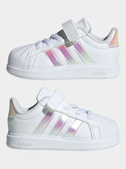 adidas White Street Talk Infant Trainers - Image 5 of 9