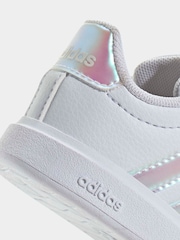 adidas White Street Talk Infant Trainers - Image 9 of 9
