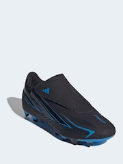 adidas Black F50 Hyperfast Club Velcro Firm Ground/Multi Football Boots - Image 2 of 11