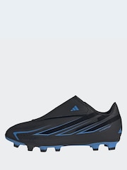 adidas Black F50 Hyperfast Club Velcro Firm Ground/Multi Football Boots - Image 3 of 11