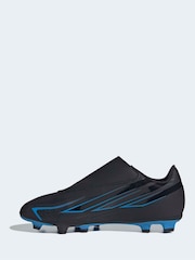 adidas Black F50 Hyperfast Club Velcro Firm Ground/Multi Football Boots - Image 4 of 11