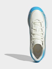 adidas Beige F50 Messi Club Indoor Football Trainers Kids - Image 9 of 11