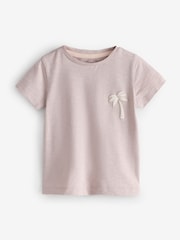 Pink Palm Tree Short Sleeve Small Graphic T-Shirt - Image 1 of 1