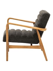 Gallery Home Grey Boucle Datsun Armchair - Image 6 of 8