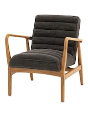 Gallery Home Grey Boucle Datsun Armchair - Image 7 of 8