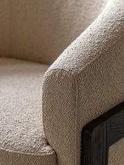 Gallery Home Taupe Boucle Hudson Armchair - Image 3 of 8