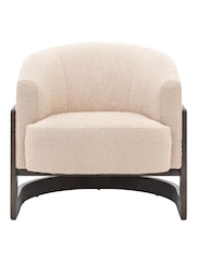 Gallery Home Taupe Boucle Hudson Armchair - Image 8 of 8