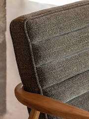 Gallery Home Green Boucle Datsun Armchair - Image 2 of 8