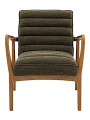 Gallery Home Green Boucle Datsun Armchair - Image 8 of 8