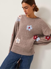 Monsoon Fenn Floraler Pullover - Bild 5 von 6