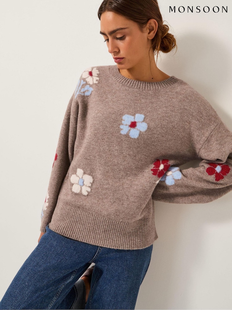 Monsoon Fenn Floraler Pullover - Bild 6 von 6