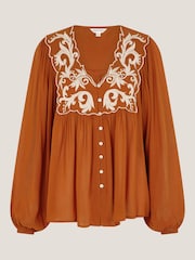 بلوزة بلوسون مطرزة Jenna من Monsoon - Image 5 of 5