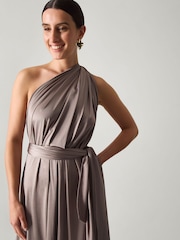 Monsoon Brown Thea Multiway Bridesmaid Dress - Image 2 of 3