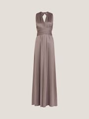 Monsoon Brown Thea Multiway Bridesmaid Dress - Image 3 of 3
