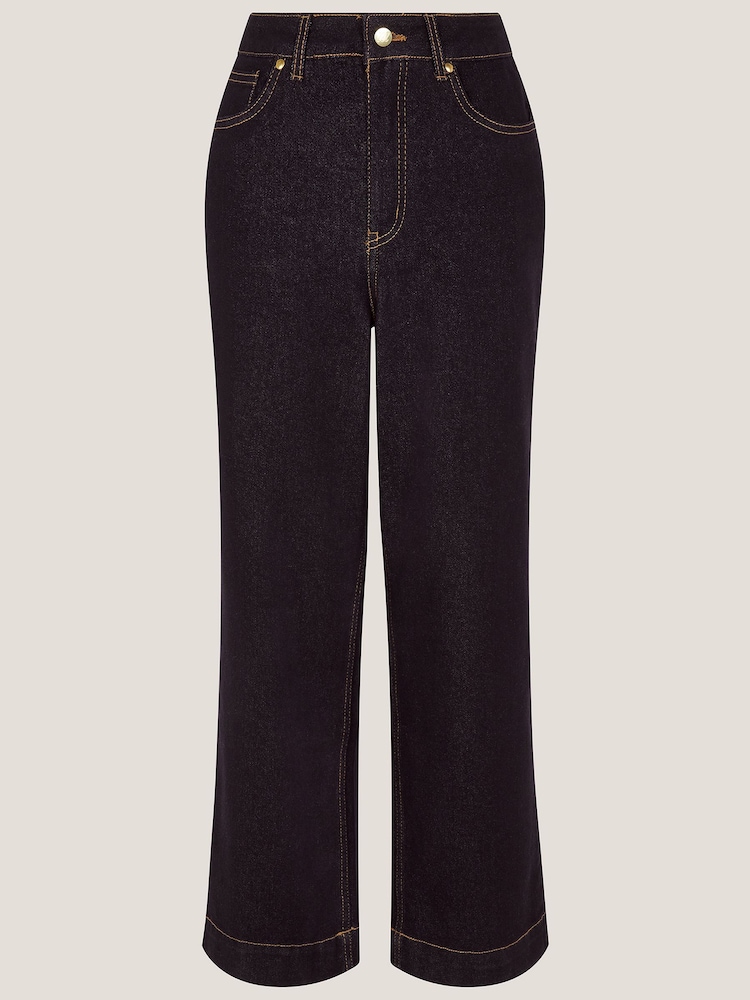 Monsoon Black Teri Wide Leg Jeans - Image 5 of 5 Monsoon Black Teri Wide Leg Jeans - Image 5 of 5
