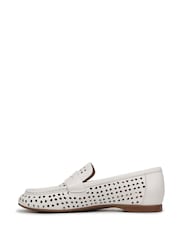 Naturalizer Bloom-Perf Wide Fit White Loafers - Image 2 of 7