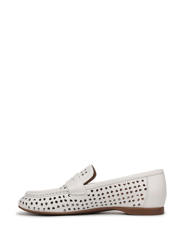 Naturalizer Bloom-Perf Wide Fit White Loafers - Image 2 of 7