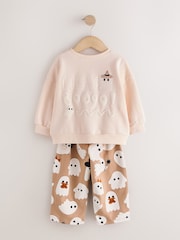 Beige Ghost Sweatshirt and Barrel Set (3mths-7yrs) - Image 6 of 8