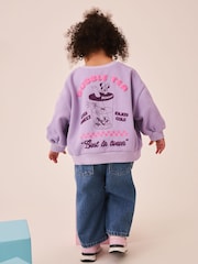 Lilac Purple Minnie Mouse Bubble Tea Minnie Mouse Sweatshirt (3mths-7yrs) - Image 4 of 4