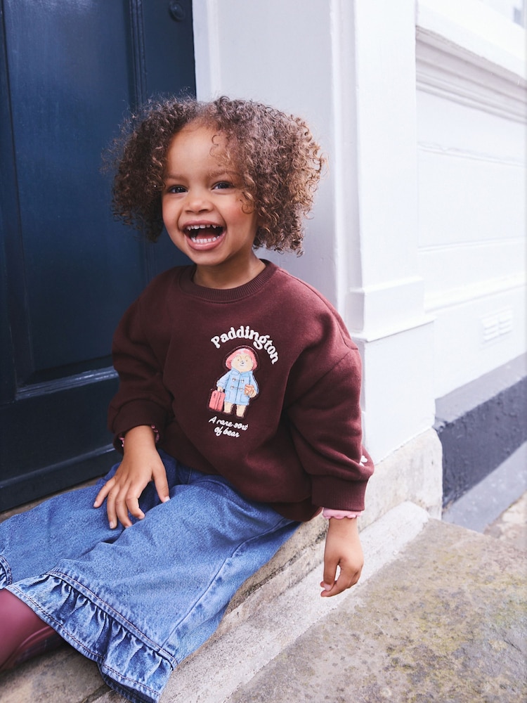 Brown Paddington Bear Crew Neck Sweatshirt (3mths-7yrs) - Image 1 of 3