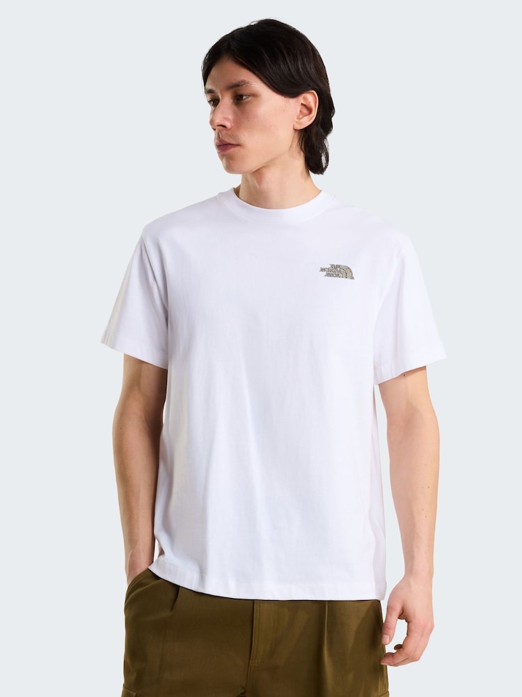 The North Face White Stone Relaxed Back Graphic T-Shirt - Image 2 of 5