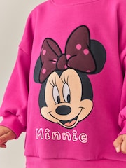 Minnie Mouse rose framboise à pois - Ensemble sweat-shirt et pantalon évasé (6mois-7ans) - Image 3 de 9
