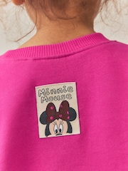 Minnie Mouse rose framboise à pois - Ensemble sweat-shirt et pantalon évasé (6mois-7ans) - Image 4 de 9