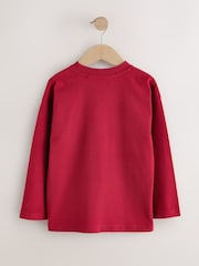 Red Cosy Long Sleeve T-Shirt (3-16yrs) - Image 2 of 4