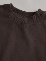 Chocolate Brown Cosy Long Sleeve T-Shirt (3-16yrs) - Image 3 of 4