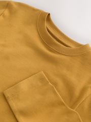 Ochre Yellow Cosy Long Sleeve T-Shirt (3-16yrs) - Image 4 of 4