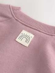 Mauve Purple Crew Neck Sweatshirt (3mths-7yrs) - Image 14 of 15