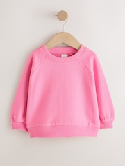 Pink Crew Neck Sweatshirt (3mths-7yrs) - Image 4 of 7