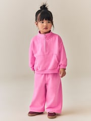Berry Pink Quarter Zip Sweatshirt (3mths-7yrs) - Image 2 of 8