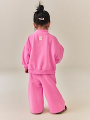 Berry Pink Quarter Zip Sweatshirt (3mths-7yrs) - Image 3 of 8