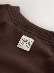 Chocolate Brown Crew Neck Sweatshirt (3mths-7yrs) - Image 8 of 8