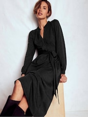 Svart - Boden Naomi Langermet Midikjole - Bilde 5 av 6