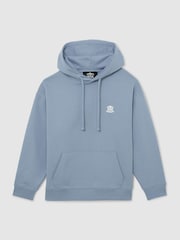 Reiss Conlin Monogram vezena opuštena Dukserica sa kapuljačom - Slika 2 od 7