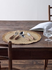 The Set 24 Pack Brown Wooden Effect Cutlery Set - Image 3 of 3